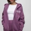 PULL & BEAR Varsity - Hoodie - Purple