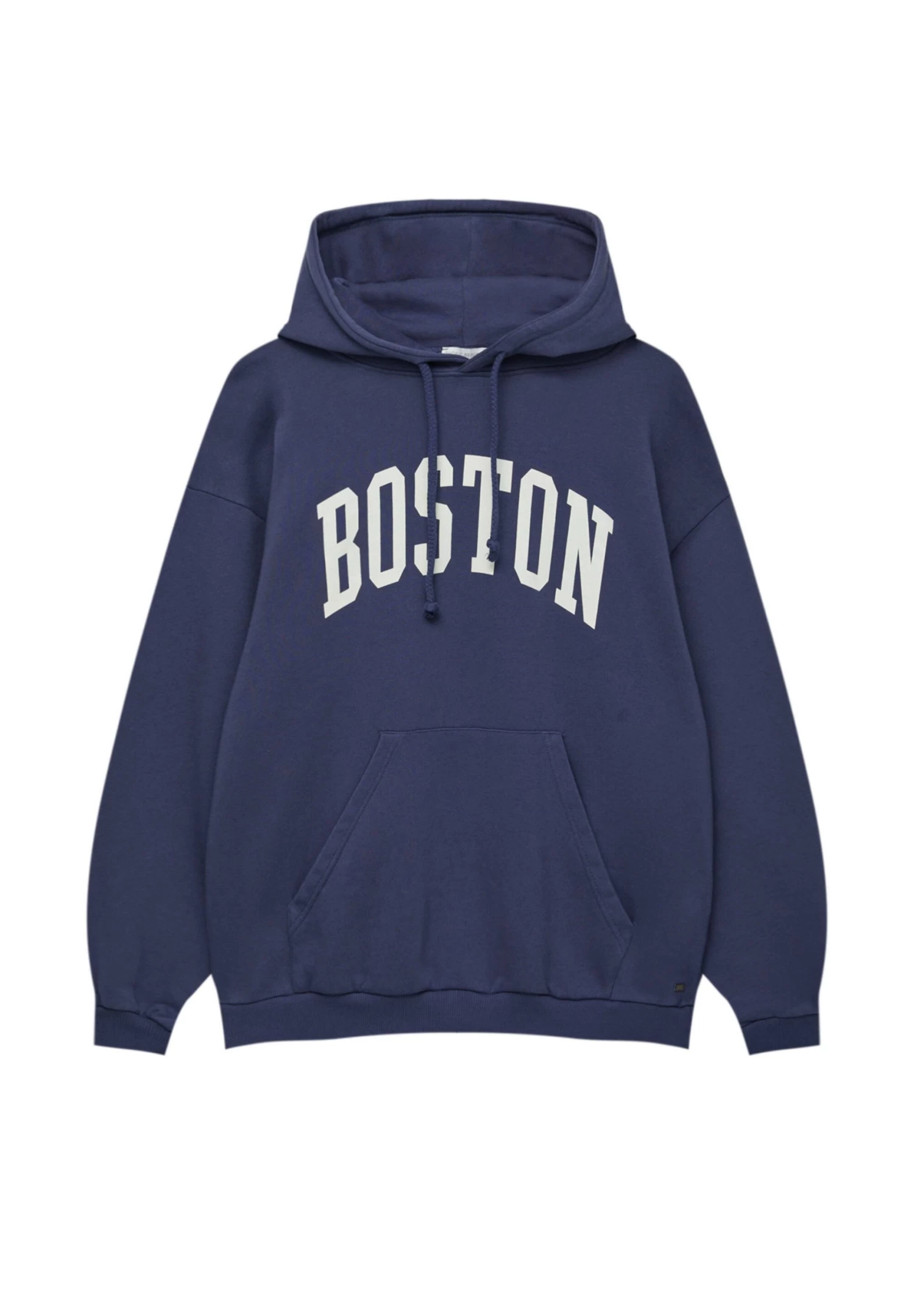 PULL & BEAR Boston University-Style - Hoodie - Dark Blue 5 PULL & BEAR Boston University-Style - Hoodie - Dark Blue - Afbeelding 5