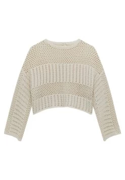 PULL & BEAR Long Sleeve Crochet - Trui - Beige -PULL BEAR Winkel 003d58d648b14ca9bc2beeed2a45fa3c