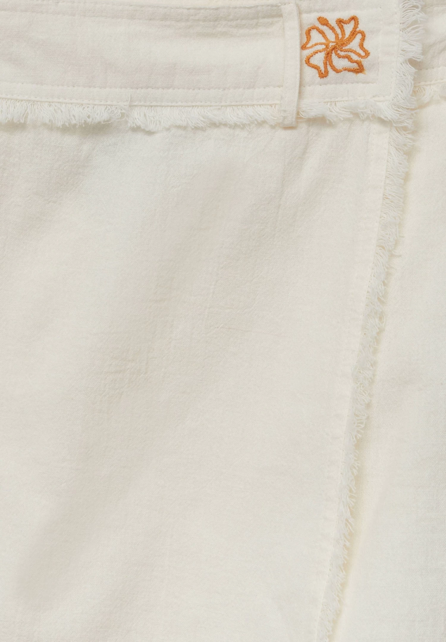 PULL & BEAR With Frayed Edges - A-Lijn Rok - White 6 PULL & BEAR With Frayed Edges - A-Lijn Rok - White - Afbeelding 6