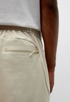 PULL & BEAR Stwd Joggers With Zips - Trainingsbroek - Stone -PULL BEAR Winkel 005c83da801547949efbad285317c131