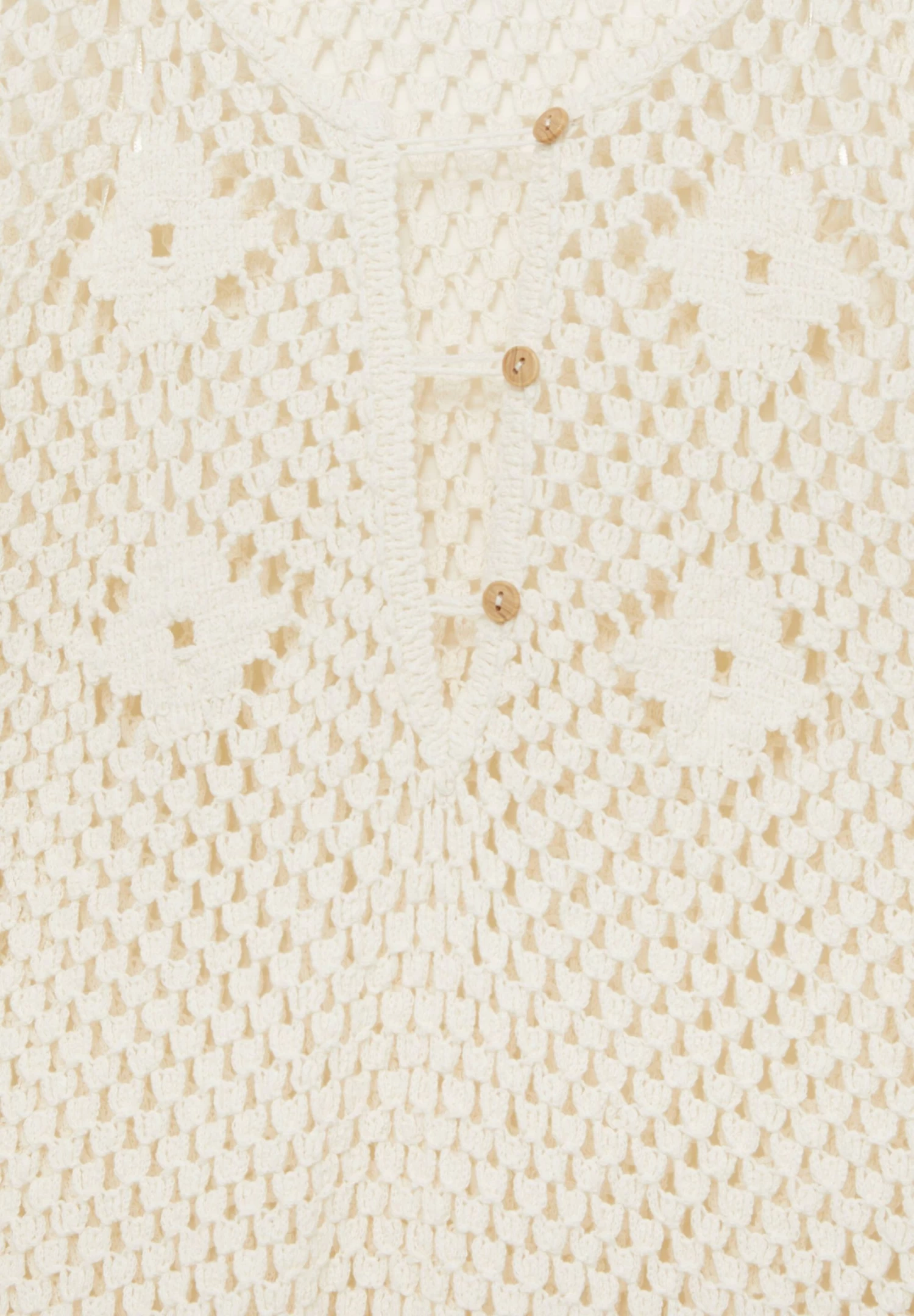 PULL & BEAR Crochet - Trui - Beige 6 PULL & BEAR Crochet - Trui - Beige - Afbeelding 6