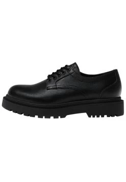 PULL & BEAR Chunky - Veterschoenen - Black