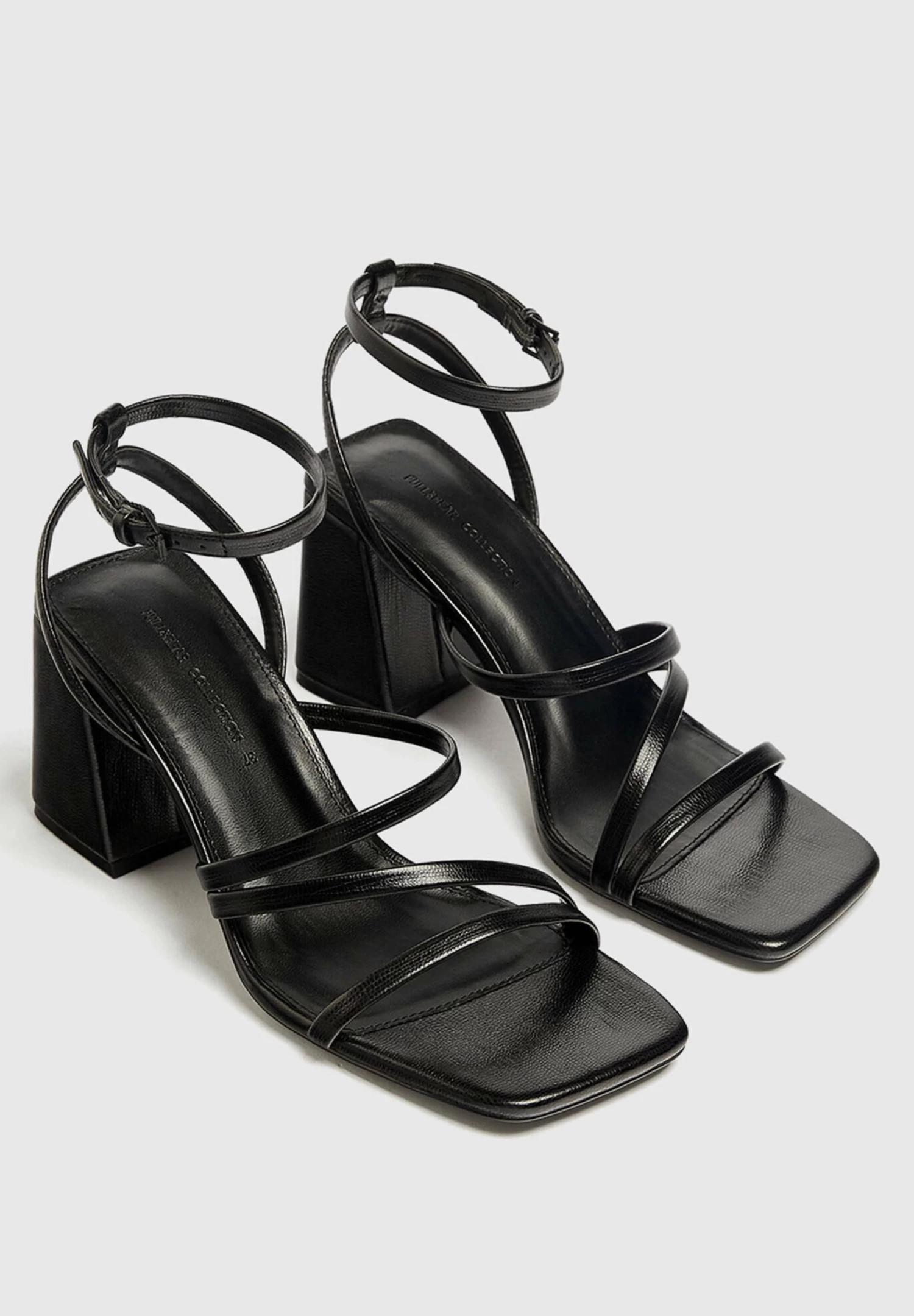 PULL & BEAR Sandalen Met Hoge Hak - Black 2 PULL & BEAR Sandalen Met Hoge Hak - Black - Afbeelding 2
