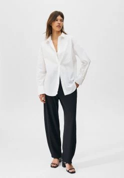 PULL & BEAR Basic-Popelin - Overhemdblouse - White -PULL BEAR Winkel 0237bba5c2304ed2a7b0ea424a9b182b