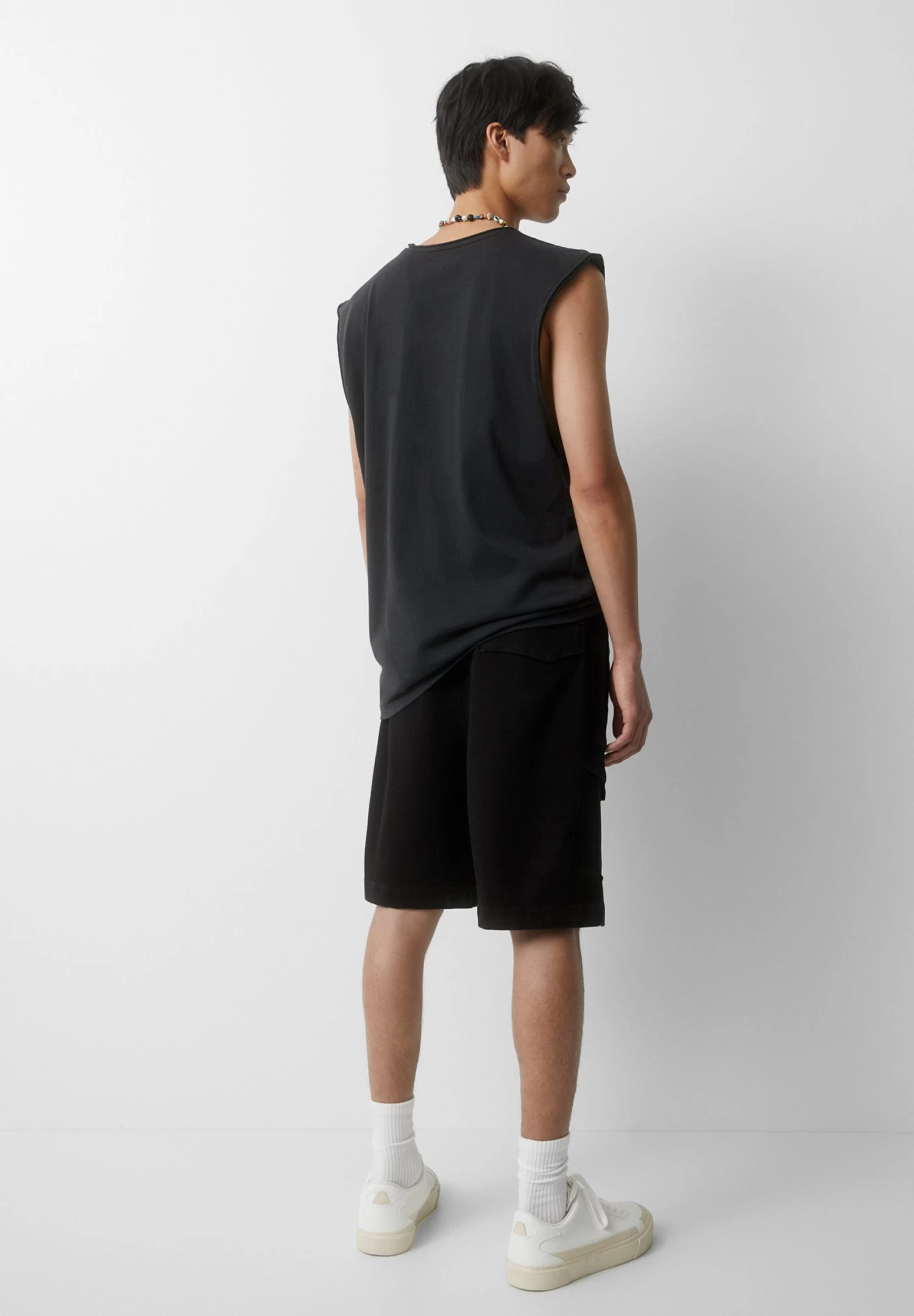 PULL & BEAR Soft-Bermuda - Jeansshort - Black 3 PULL & BEAR Soft-Bermuda - Jeansshort - Black - Afbeelding 3