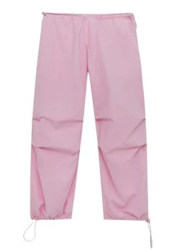 PULL & BEAR Loose-Fit Parachute- Broek - Pink -PULL BEAR Winkel 0322dbc4d3234c479bc621e74dca87b6
