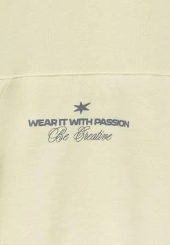 PULL & BEAR Letter Print - Hoodie - Yellow -PULL BEAR Winkel 0417c39ce43c447eb61ef5bc17268a8c