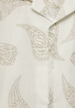 PULL & BEAR Short Sleeve Shirt With Paisley Print - Overhemd - White -PULL BEAR Winkel 047380f2354f4cf099ee0367c043f701