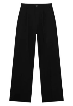 PULL & BEAR Flowing - Broek - Black -PULL BEAR Winkel 048a7f6159744aef8ff2ccdfe537a26b