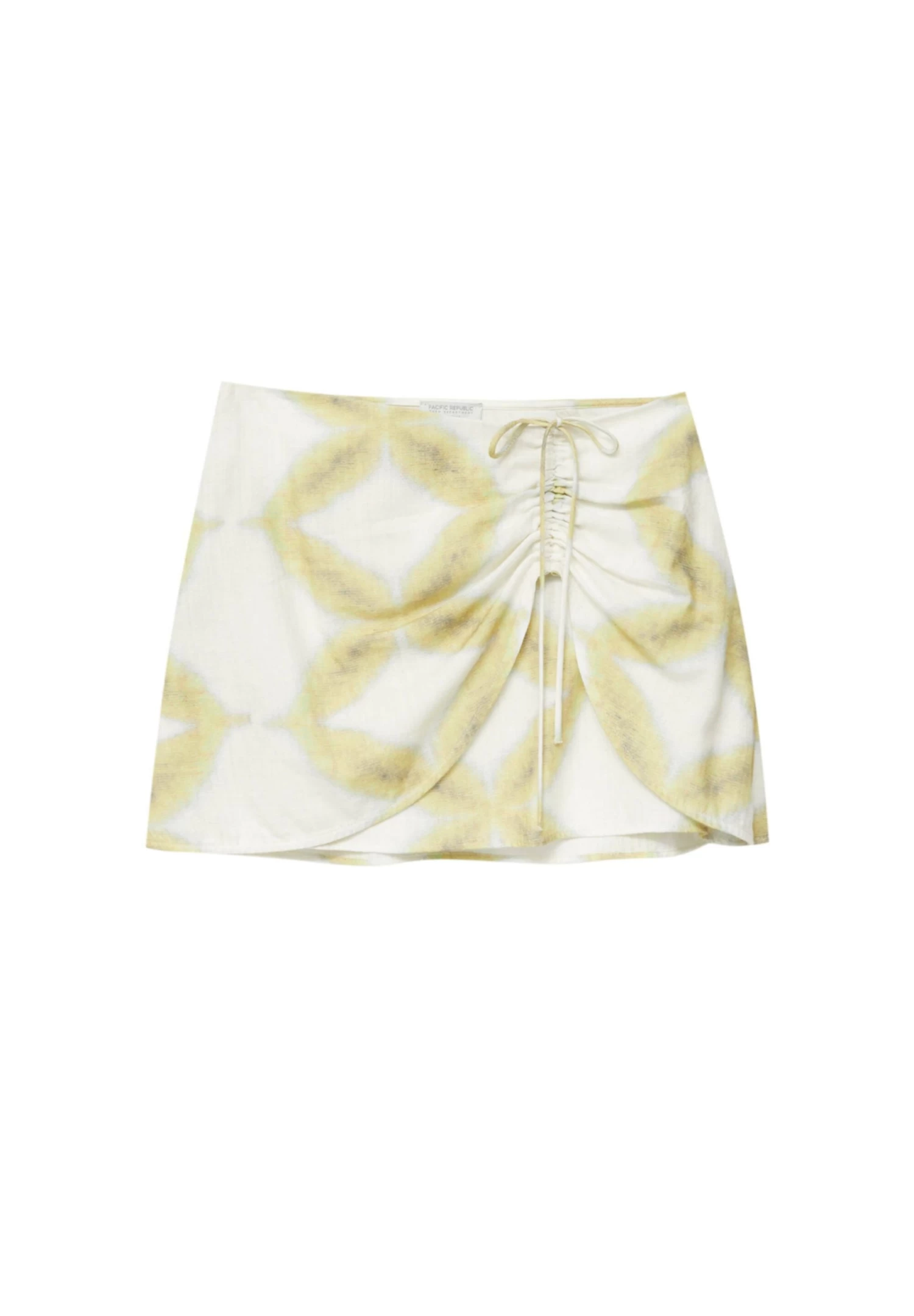 PULL & BEAR Printed With Gathered Detail- Minirok - Light Green 5 PULL & BEAR Printed With Gathered Detail- Minirok - Light Green - Afbeelding 5