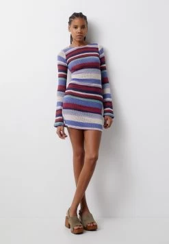 PULL & BEAR Short- Gebreide Jurk - Blue 7 PULL & BEAR Short- Gebreide Jurk - Blue -PULL BEAR Winkel 05101290778948df8327bdf94cea0190