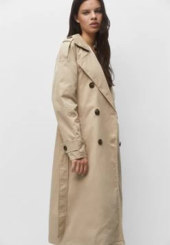 PULL & BEAR Basic- Trenchcoat - Beige -PULL BEAR Winkel 052767639acd4d7691f2926238b0614e