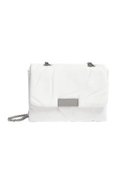 PULL & BEAR Gesteppte Umhänge - Schoudertas - White