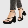 PULL & BEAR Sandalen Met Hoge Hak - Black