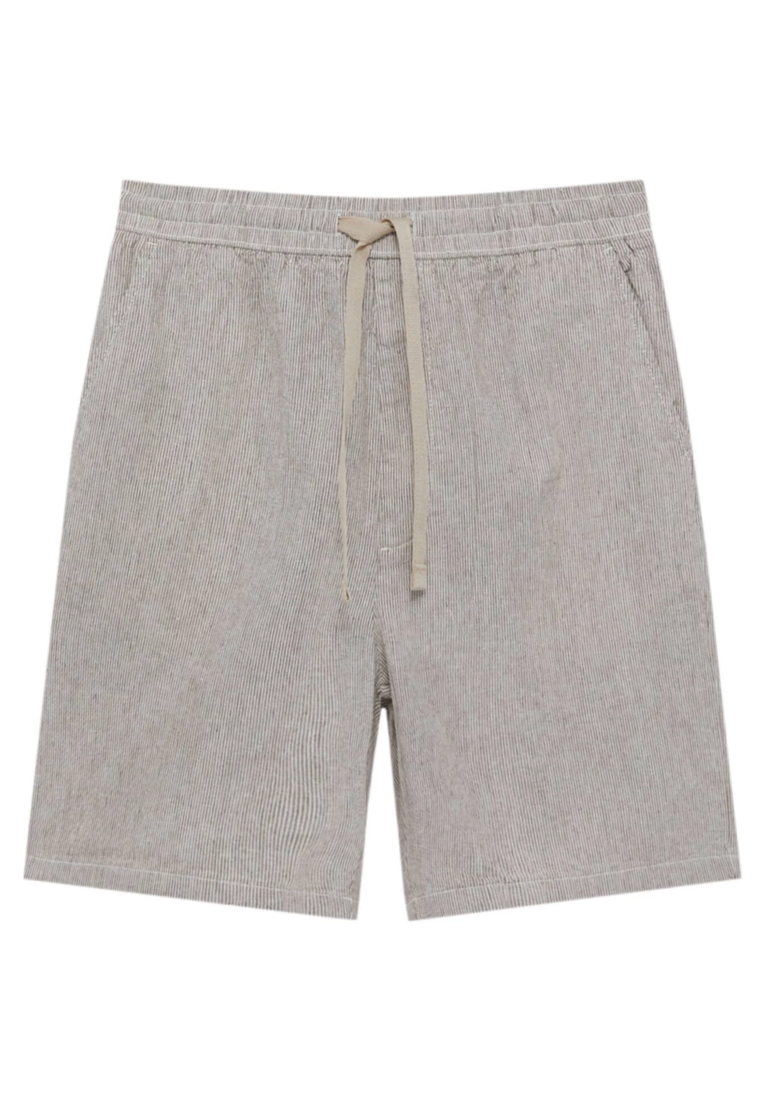 PULL & BEAR Rustic Striped - Shorts - Beige 6 PULL & BEAR Rustic Striped - Shorts - Beige - Afbeelding 6