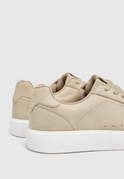 PULL & BEAR Casual - Sneakers Laag - Beige -PULL BEAR Winkel 096b91e7b0664c68bf44a0e2a942d2fc