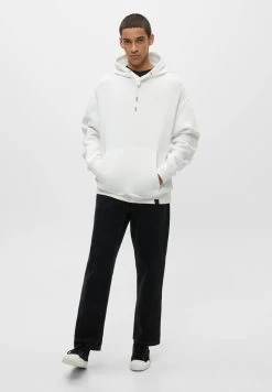 PULL & BEAR Basic - Hoodie - White -PULL BEAR Winkel 099dd6607b6b4531abcf1f471cbe19bc
