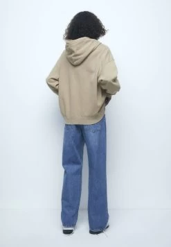 PULL & BEAR Basic Oversize- Sweater Met Rits - Camel -PULL BEAR Winkel 09bc4cd3a0b546199fca079a56f6d68a