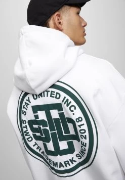 PULL & BEAR Printed - Hoodie - White -PULL BEAR Winkel 09f91a8099a0477581ddeb518352756e