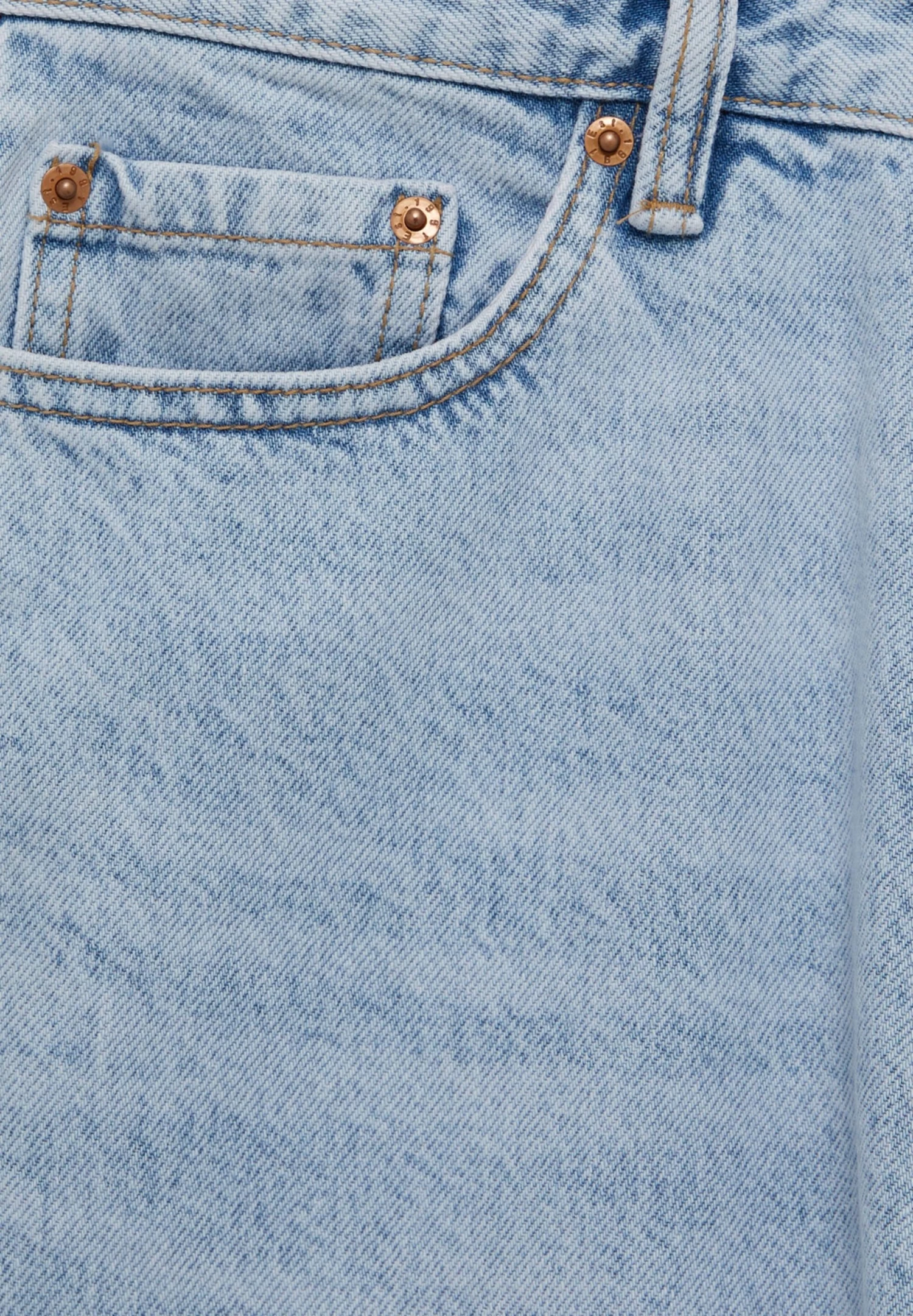 PULL & BEAR Relaxed Fit Jeans - Blue 6 PULL & BEAR Relaxed Fit Jeans - Blue - Afbeelding 6