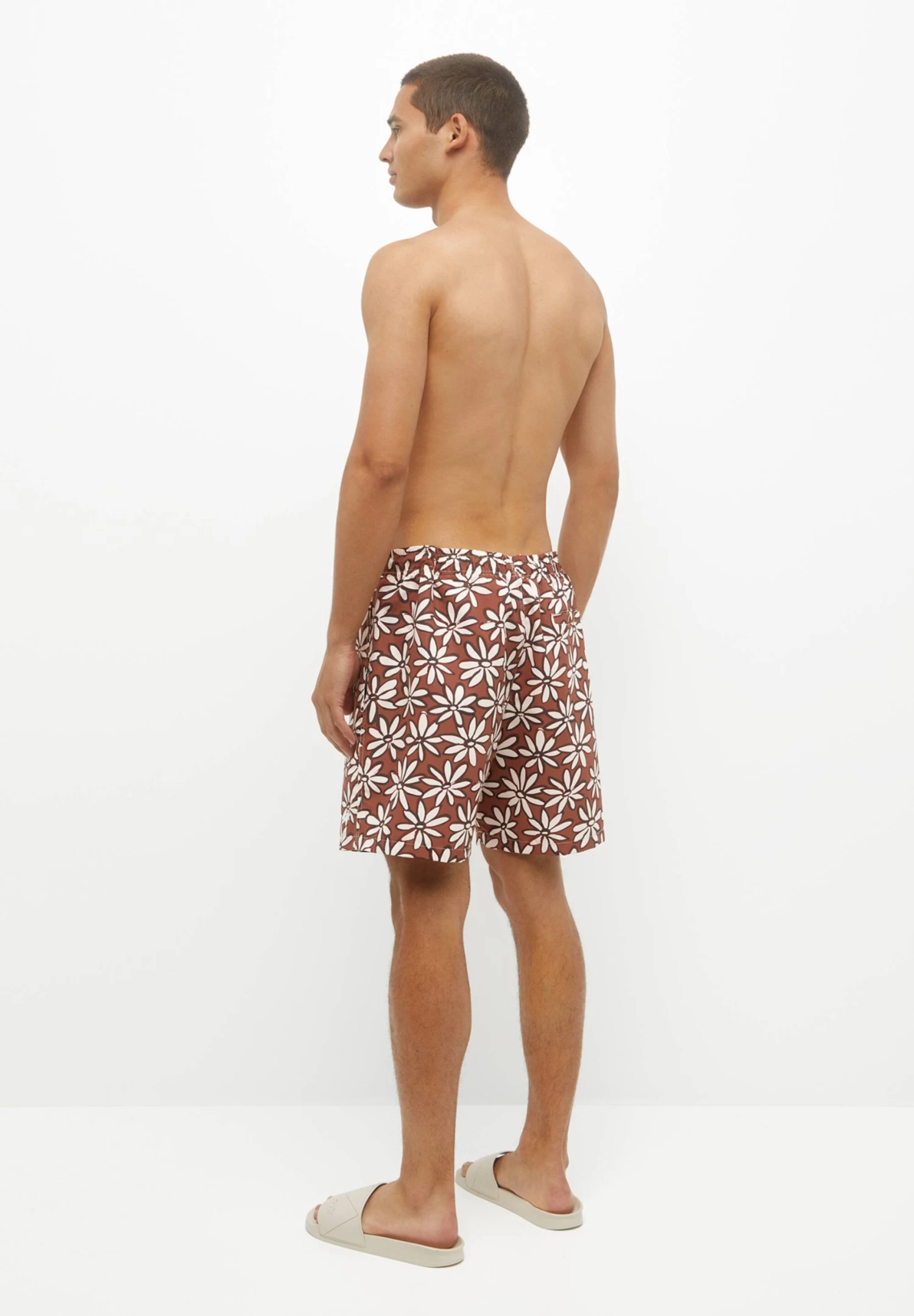 PULL & BEAR Daisy - Zwemshorts - Brown 3 PULL & BEAR Daisy - Zwemshorts - Brown - Afbeelding 3