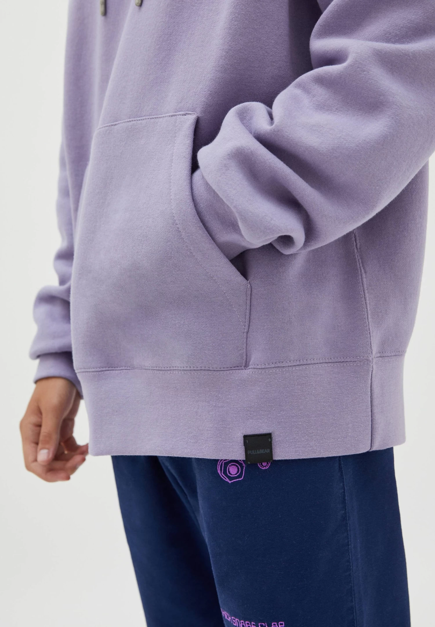 PULL & BEAR Hoodie - Mauve 6 PULL & BEAR Hoodie - Mauve - Afbeelding 6