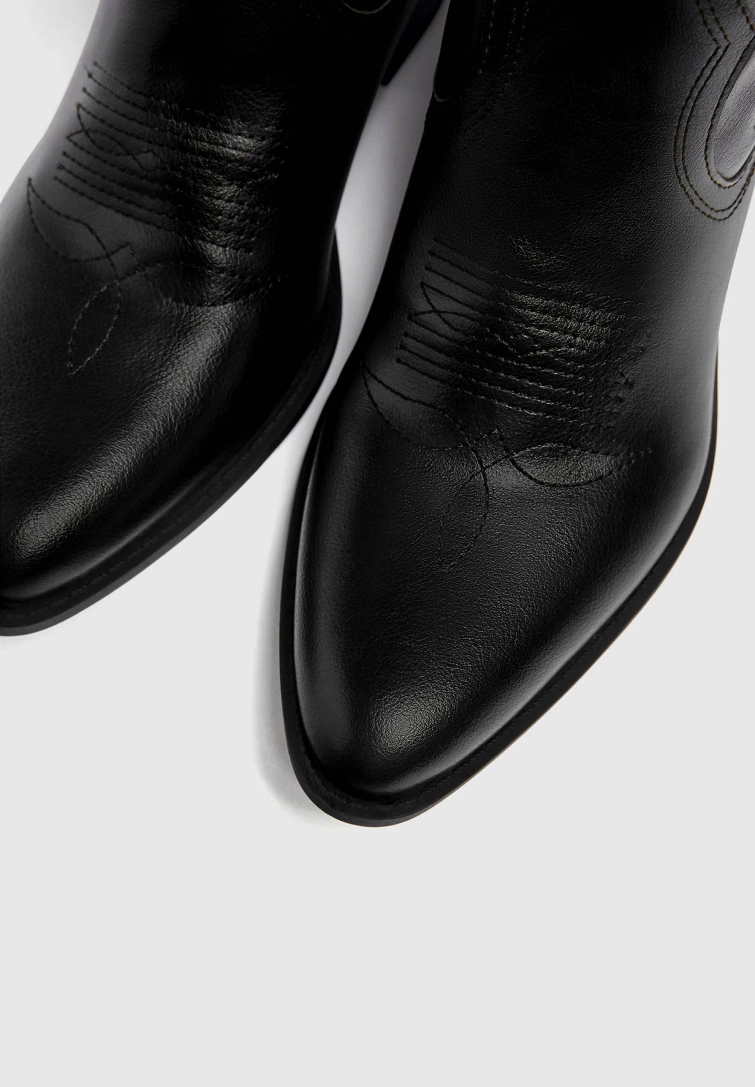 PULL & BEAR With Topstitching - Cowboy-/Bikerlaarsjes - Black 5 PULL & BEAR With Topstitching - Cowboy-/Bikerlaarsjes - Black - Afbeelding 5