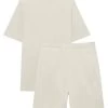 PULL & BEAR Set - Shorts - Beige