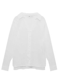PULL & BEAR Rustic- Overhemdblouse - White -PULL BEAR Winkel 0e2d9f13a4de4dc4be2c074e89fc97e4