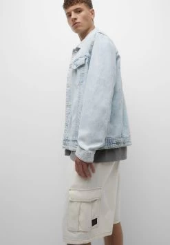 PULL & BEAR Basic Comfort Fit- Spijkerjas - Stone Blue Denim -PULL BEAR Winkel 0eedc075e4f243a0a479d9926e65bb35