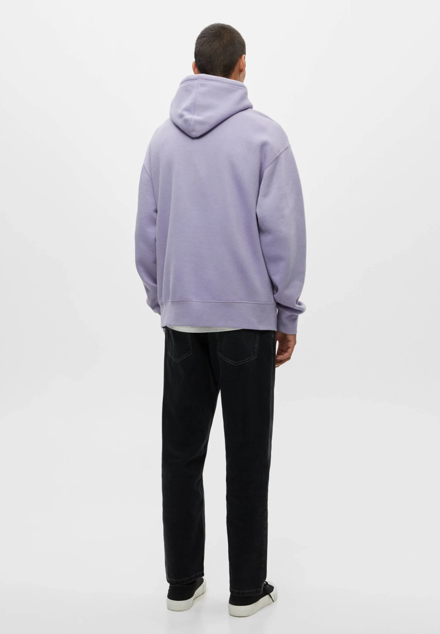 PULL & BEAR Hoodie - Mauve 4 PULL & BEAR Hoodie - Mauve - Afbeelding 4