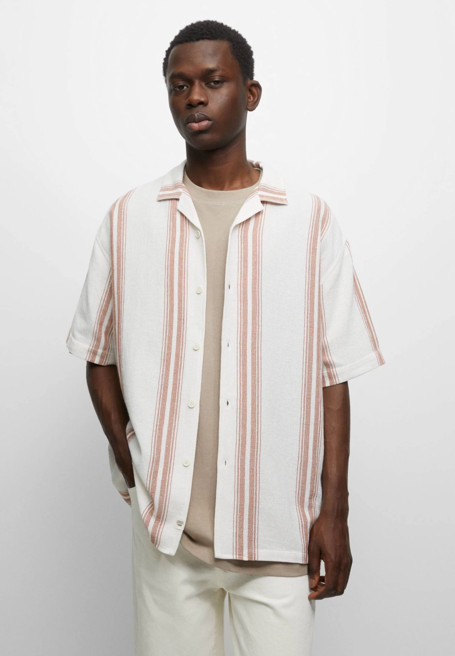 PULL & BEAR Rustic - Overhemd - Red 1 PULL & BEAR Rustic - Overhemd - Red