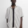 PULL & BEAR Striped - Overhemd - White