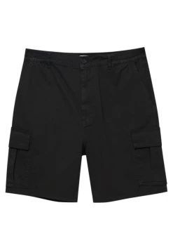 PULL & BEAR Basic-Cargo Bermuda - Shorts - Black -PULL BEAR Winkel 0ff196f077dc40b580aa2e3a36e749a1