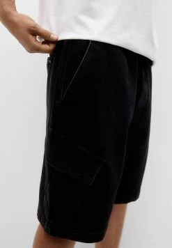PULL & BEAR Bund - Jeansshort - Black -PULL BEAR Winkel 10ea1292703a4857bdc9fc07fbec6c39