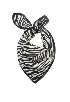 PULL & BEAR Zebra Print-Neckerchief - - Sjaal - Black