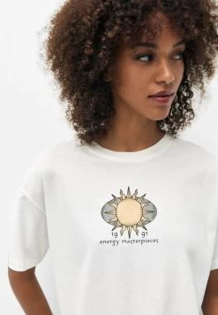 PULL & BEAR Short Sleeve - T-Shirt Print - White 10 PULL & BEAR Short Sleeve - T-Shirt Print - White -PULL BEAR Winkel 12602a08920d44128f6d5d46f40f0fff