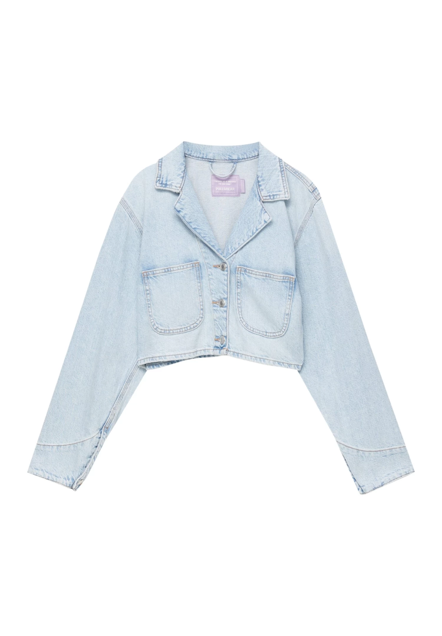 PULL & BEAR Cropped- Spijkerjas - Light-Blue 5 PULL & BEAR Cropped- Spijkerjas - Light-Blue - Afbeelding 5