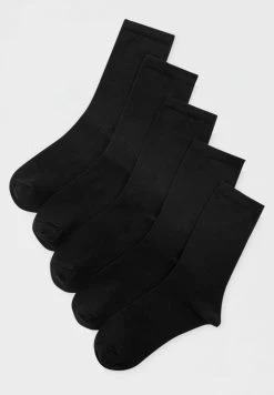 PULL & BEAR Pack Of 5 Pairs - Sokken - Mottled Black -PULL BEAR Winkel 139e6b63015e4f188f81f02a0d7c2237