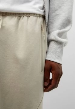 PULL & BEAR Stwd Joggers With Zips - Trainingsbroek - Stone -PULL BEAR Winkel 13f5b6f081474198a945a929a9e223b9
