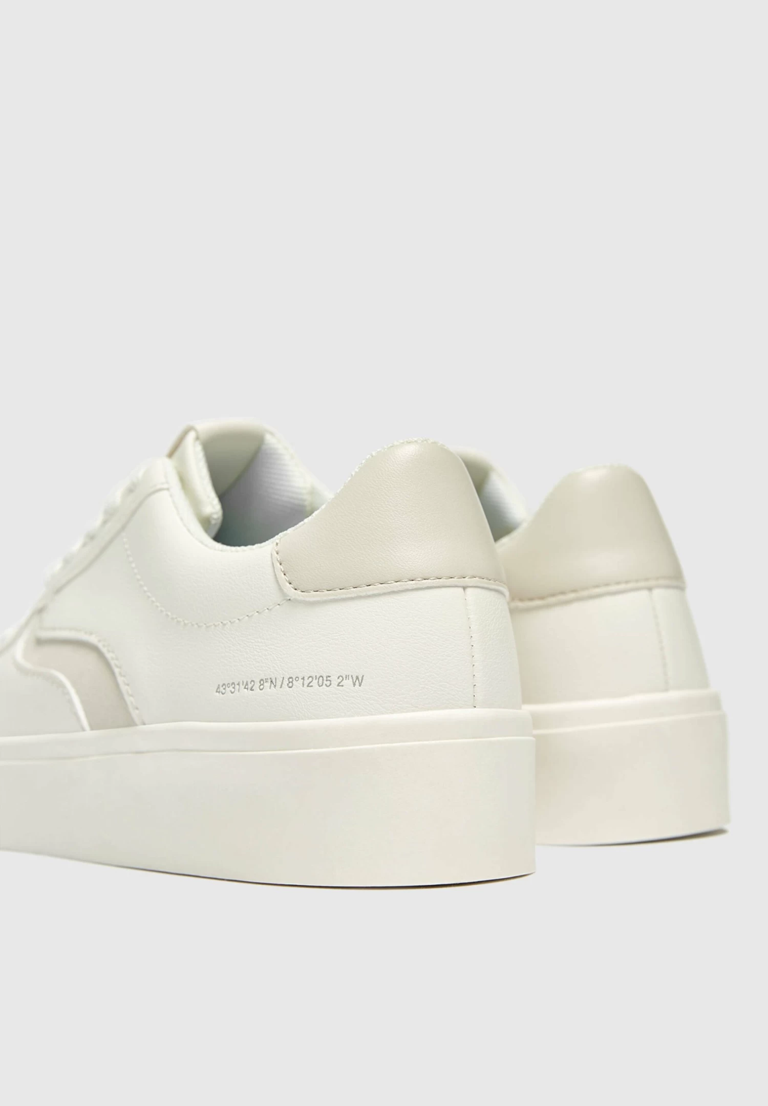PULL & BEAR Sneakers Laag - White 5 PULL & BEAR Sneakers Laag - White - Afbeelding 5