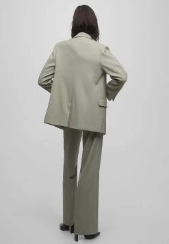 PULL & BEAR Straight-Leg Smart - Broek - Dark Green -PULL BEAR Winkel 147236777c0e4e13b0805c21dc1c4ac2