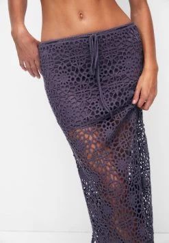 PULL & BEAR With Ties - Kokerrok - Lilac -PULL BEAR Winkel 147c4b35013c4fb6b0929af0ba30de9b