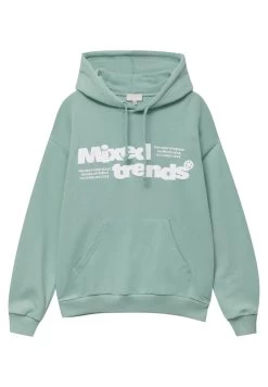 PULL & BEAR Printed- Hoodie - Green -PULL BEAR Winkel 16ab120efdf74e439a88462b1a4b14ab