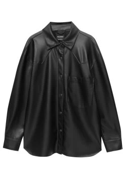 PULL & BEAR Overhemdblouse - Black -PULL BEAR Winkel 16b546f82876488f8f5952f4ea87771f