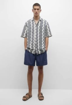 PULL & BEAR Basic With Elastic Waistband - Zwemshorts - Dark Blue -PULL BEAR Winkel 16e36d2dde484d35ba526f424eb7f6a4