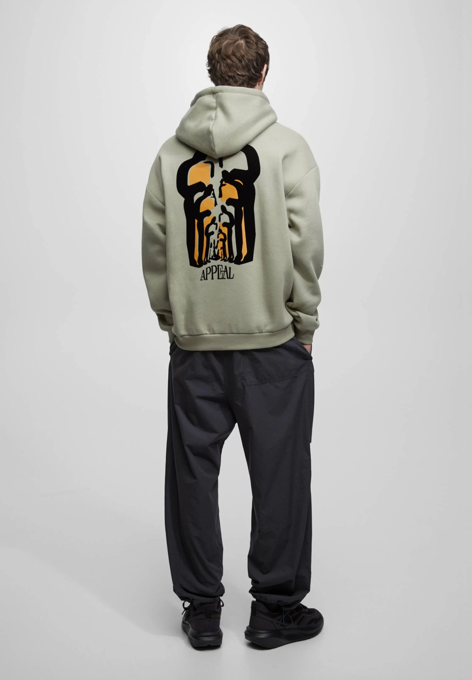 PULL & BEAR Hoodie - Dark Green 3 PULL & BEAR Hoodie - Dark Green - Afbeelding 3