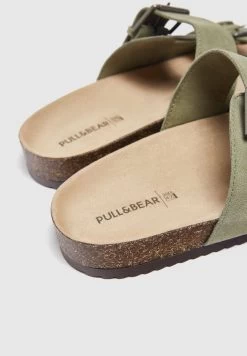 PULL & BEAR Double Buckle- Muiltjes - Green -PULL BEAR Winkel 174dae5933cc41e9976c78169ef81131