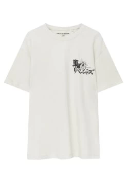 PULL & BEAR Tokyo Revengers Slogan - T-Shirt Print - White -PULL BEAR Winkel 183744a392d84deaa1ff1653a7da036d